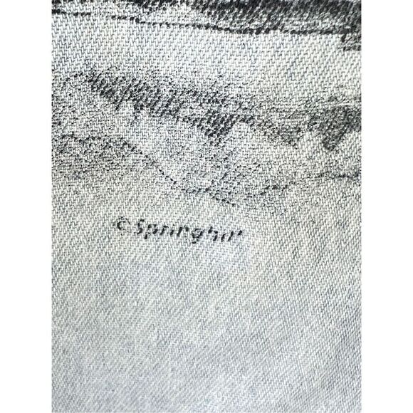 THE AMERICAN BW RALLY BIKE WEEK denim sleeveless shirt size M made in USA - Picture 5 of 13